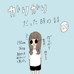 ガリガリだった時の話　120話